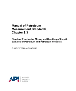 API MPMS Chapter 8.3:2025 pdf