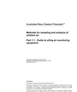 AS/NZS 3580.1.1:2016 pdf