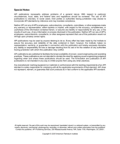 API Spec 5CRA:2025 pdf