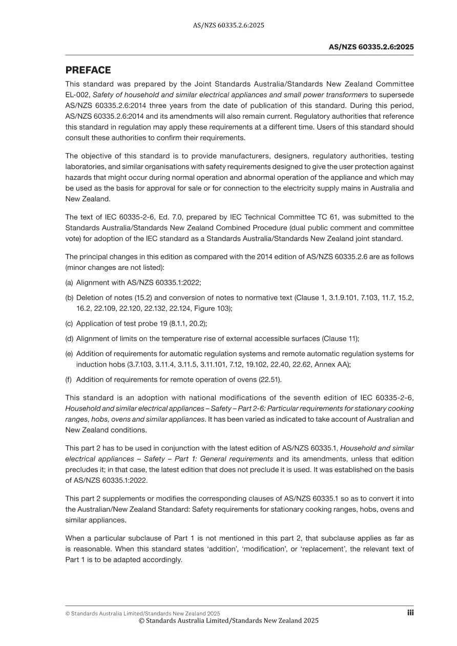 AS/NZS 60335.2.6:2025 pdf