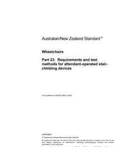 AS/NZS 3696.23:2008 pdf