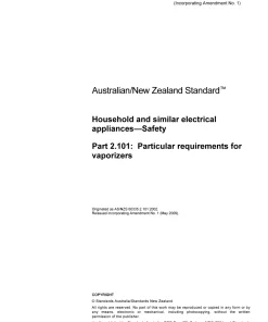 AS/NZS 60335.2.101:2002 pdf