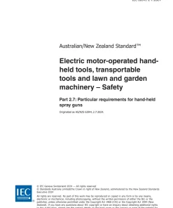 AS/NZS 62841.2.7:2024 pdf