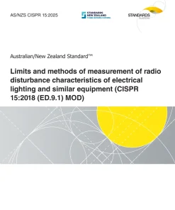 AS/NZS CISPR 15:2025 pdf