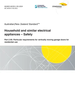 AS/NZS 60335.2.95:2024 pdf