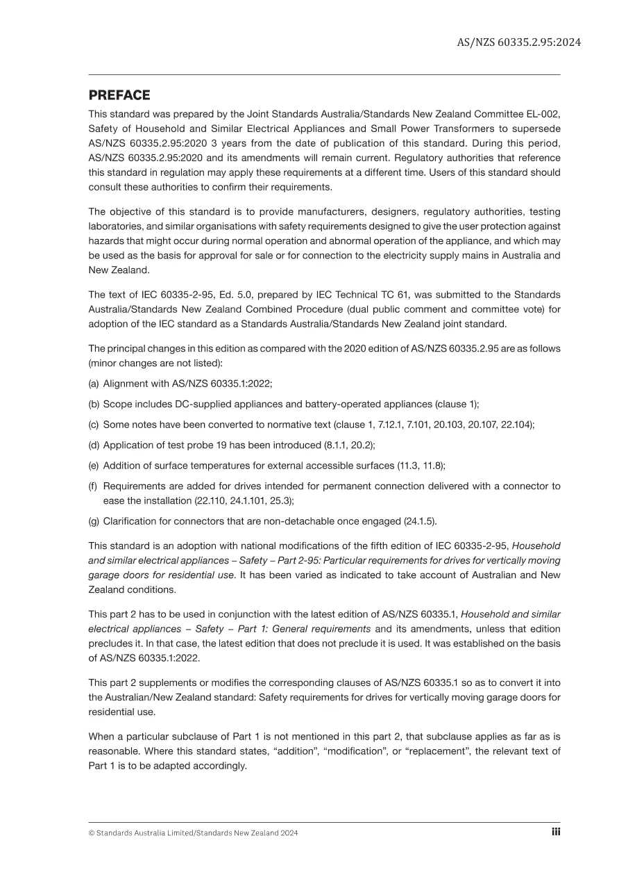 AS/NZS 60335.2.95:2024 pdf