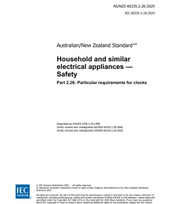 AS/NZS 60335.2.26:2025 pdf