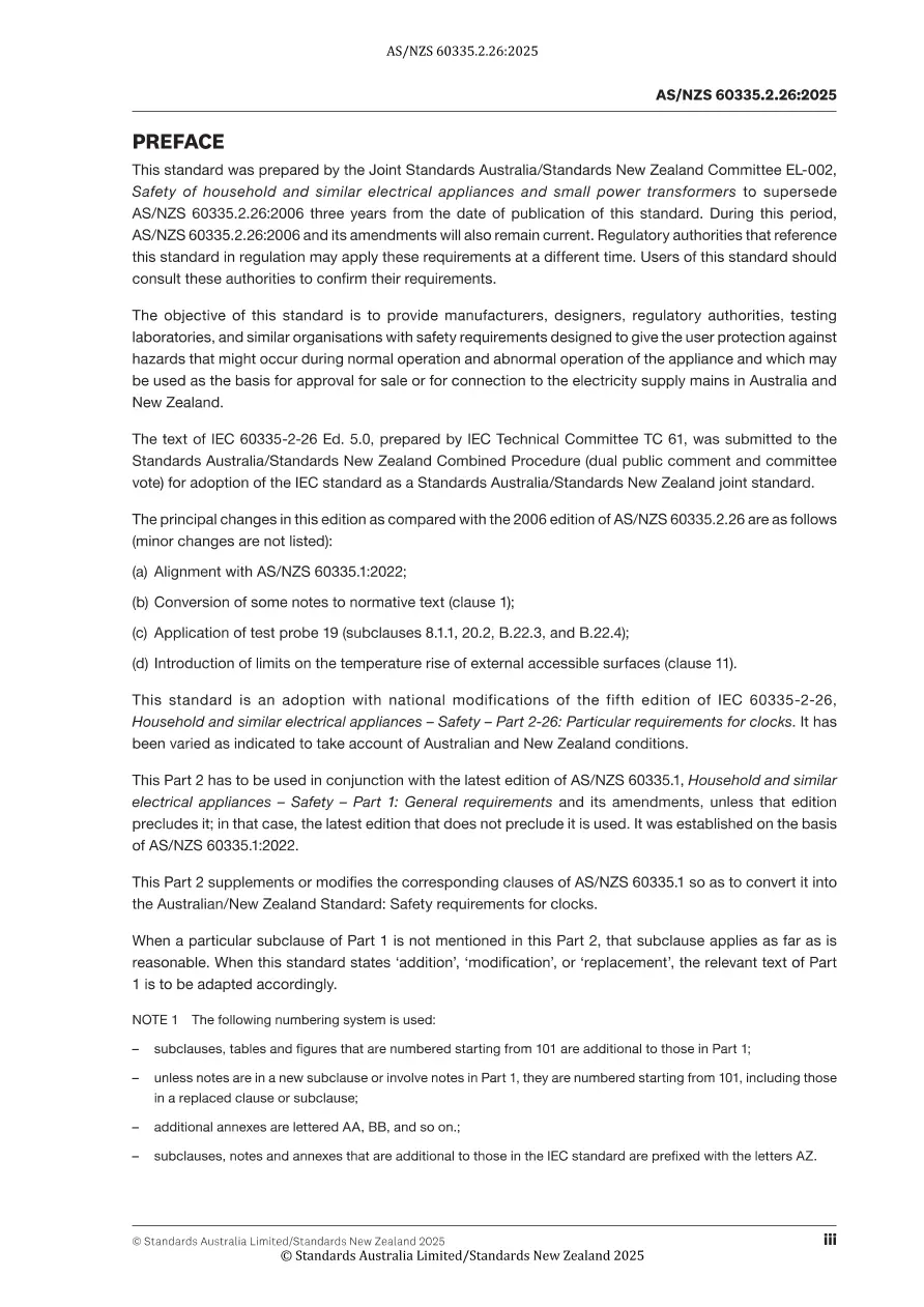AS/NZS 60335.2.26:2025 pdf