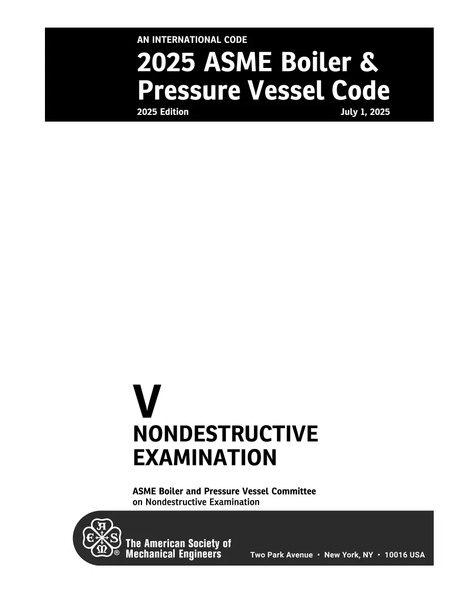 ASME BPVC.V-2025 pdf