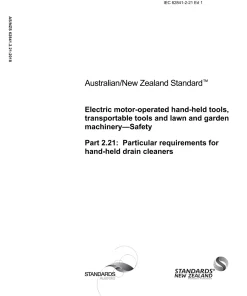AS/NZS 62841.2.21:2018 pdf