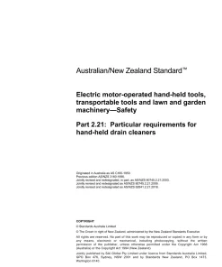 AS/NZS 62841.2.21:2018 pdf