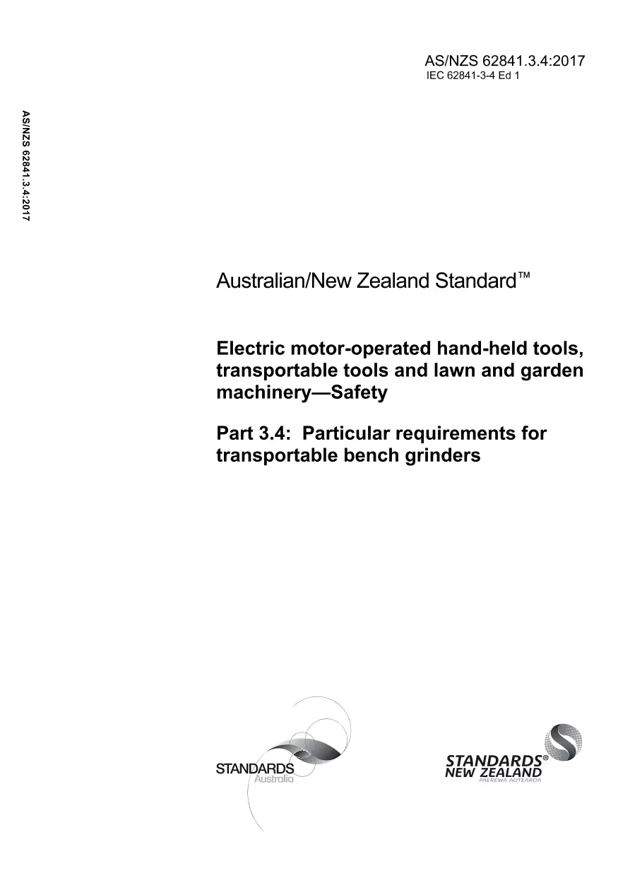 AS/NZS 62841.3.4:2017 pdf