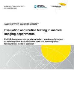 AS/NZS IEC 61223.3.6:2022 pdf