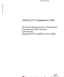 AS/NZS 1170.1 SUPP 1:2002 pdf