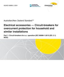 AS/NZS 60898.1:2024 pdf
