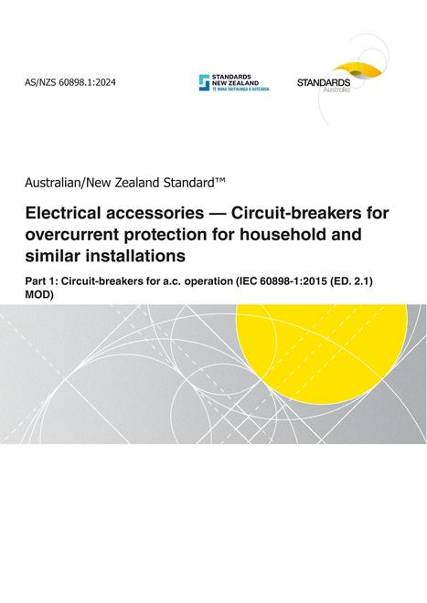 AS/NZS 60898.1:2024 pdf
