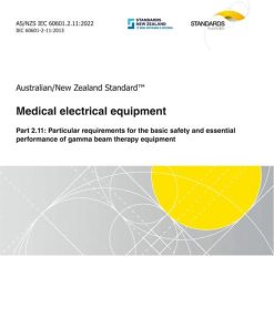 AS/NZS IEC 60601.2.11:2022 pdf