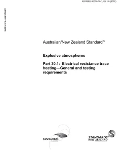 AS/NZS 60079.30.1:2016 pdf