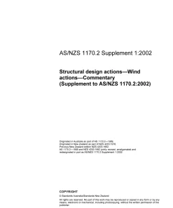 AS/NZS 1170.2 SUPP 1:2002 pdf