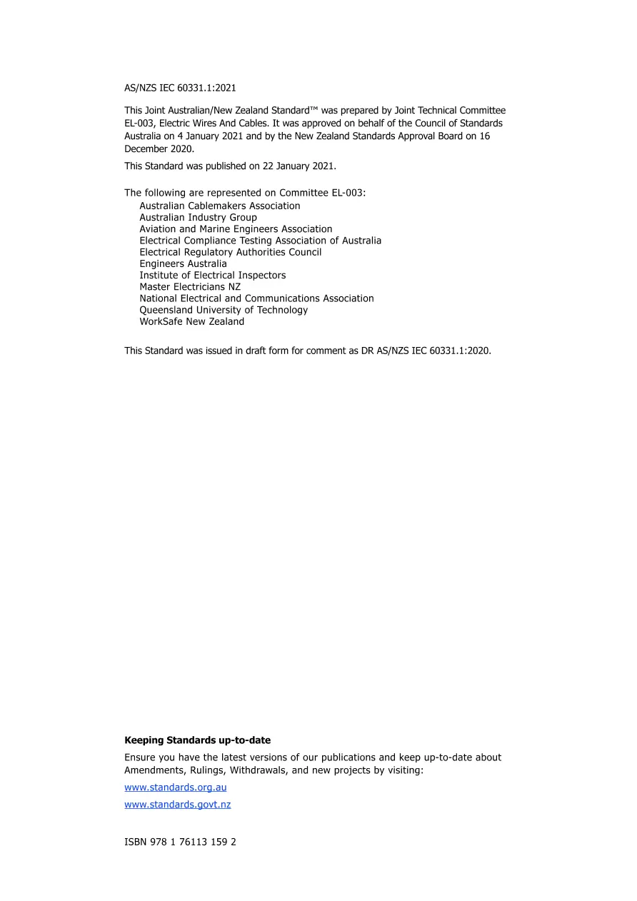 AS/NZS IEC 60331.1:2021 pdf