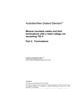AS/NZS 60702.2:2005 pdf