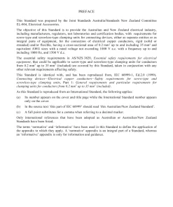 AS/NZS IEC 60999.1:2012 pdf