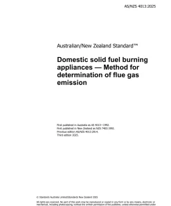 AS/NZS 4013:2025 pdf