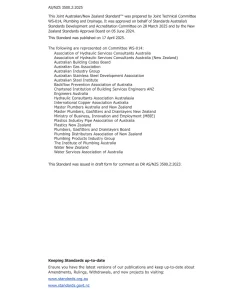 AS/NZS 3500.2:2025 pdf