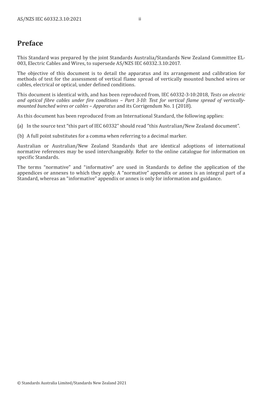 AS/NZS IEC 60332.3.10:2021 pdf