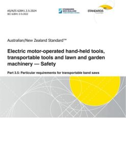 AS/NZS 62841.3.5:2024 pdf
