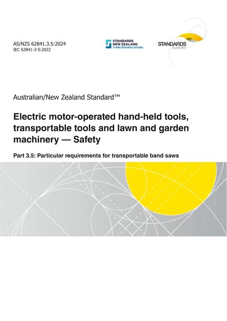 AS/NZS 62841.3.5:2024 pdf