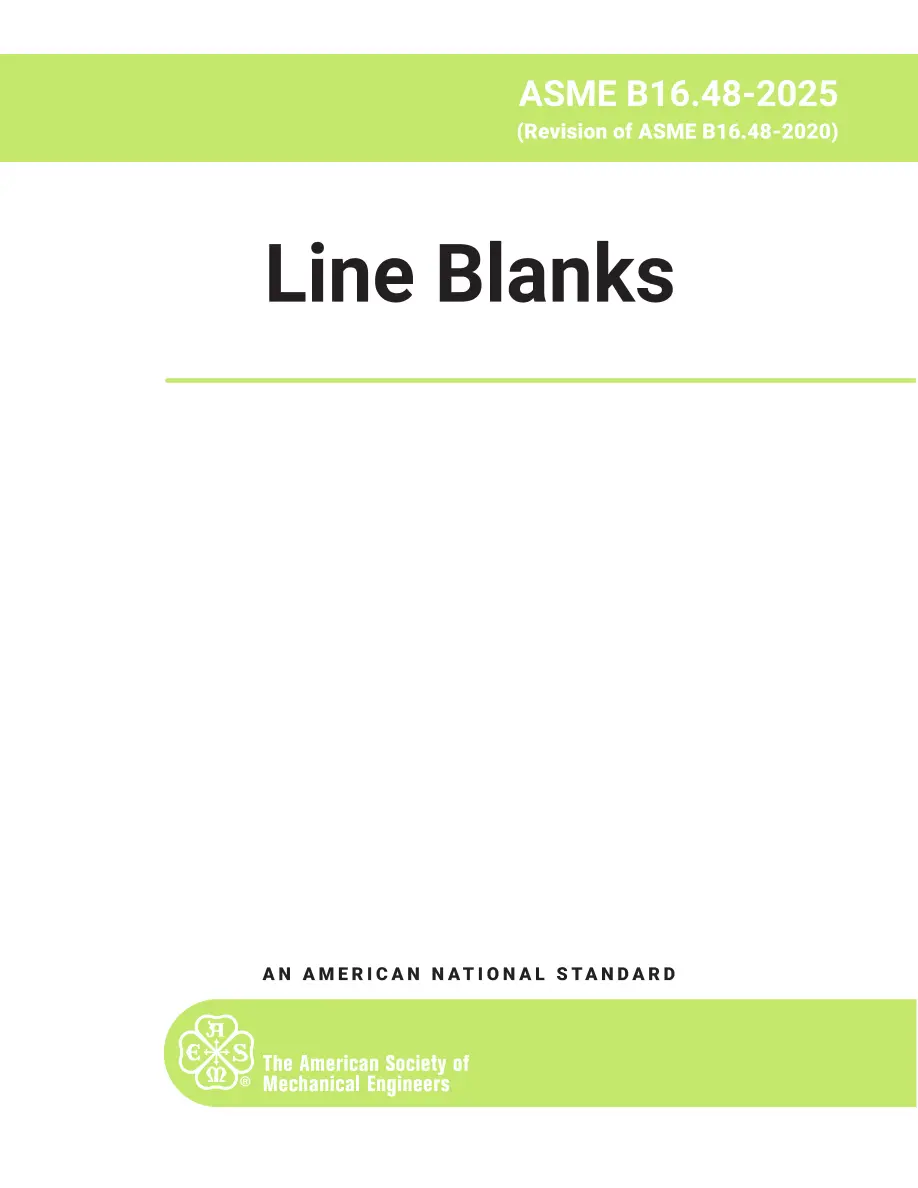 ASME B16.48-2025 pdf
