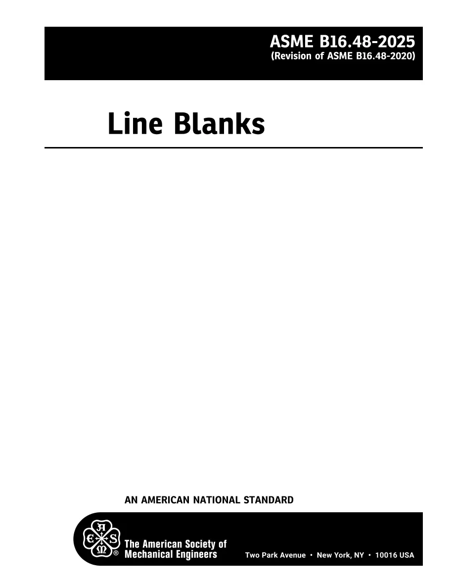 ASME B16.48-2025 pdf