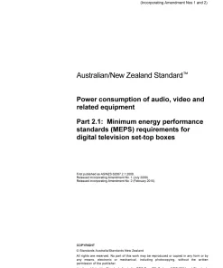 AS/NZS 62087.2.1:2008 pdf