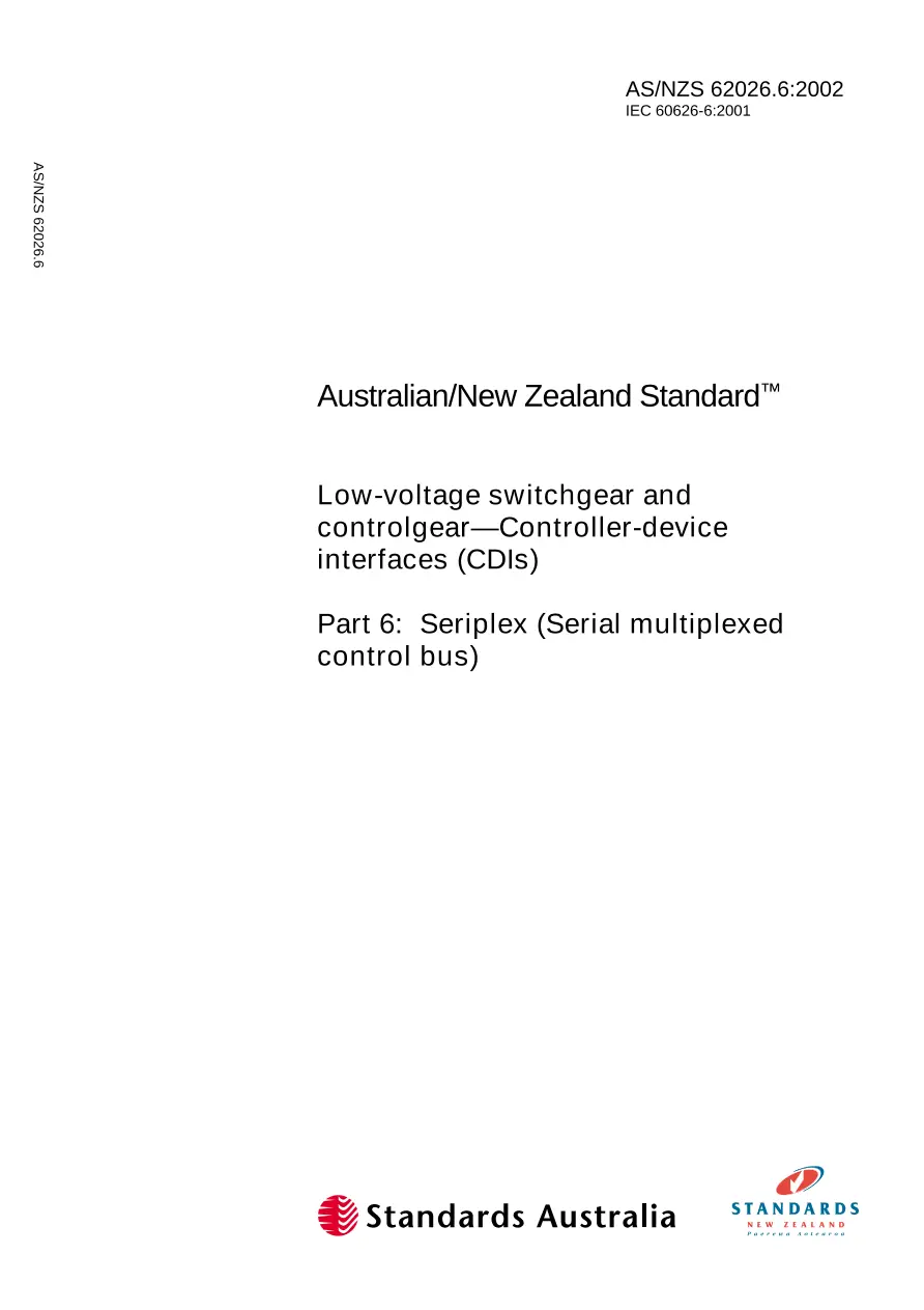 AS/NZS 62026.6:2002 pdf