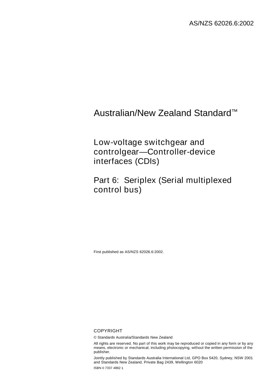 AS/NZS 62026.6:2002 pdf