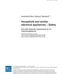 AS/NZS 60335.2.65:2024 pdf