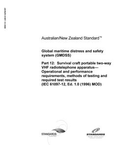 AS/NZS 61097.12:2008 pdf
