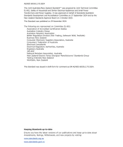 AS/NZS 60335.2.73:2024 pdf