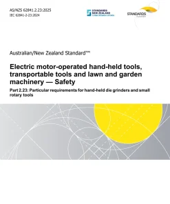 AS/NZS 62841.2.23:2025 pdf
