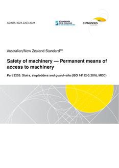 AS/NZS 4024.2203:2024 pdf