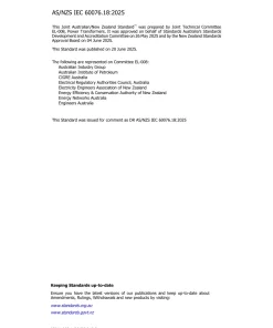 AS/NZS IEC 60076.18:2025 pdf