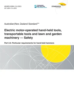 AS/NZS 62841.2.6:2021 pdf