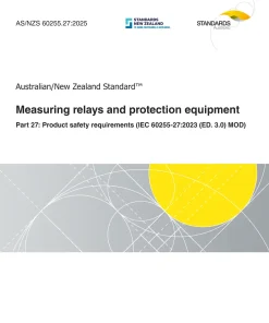AS/NZS 60255.27:2025 pdf