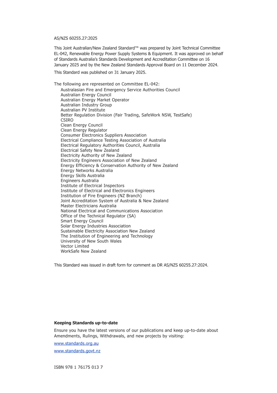 AS/NZS 60255.27:2025 pdf