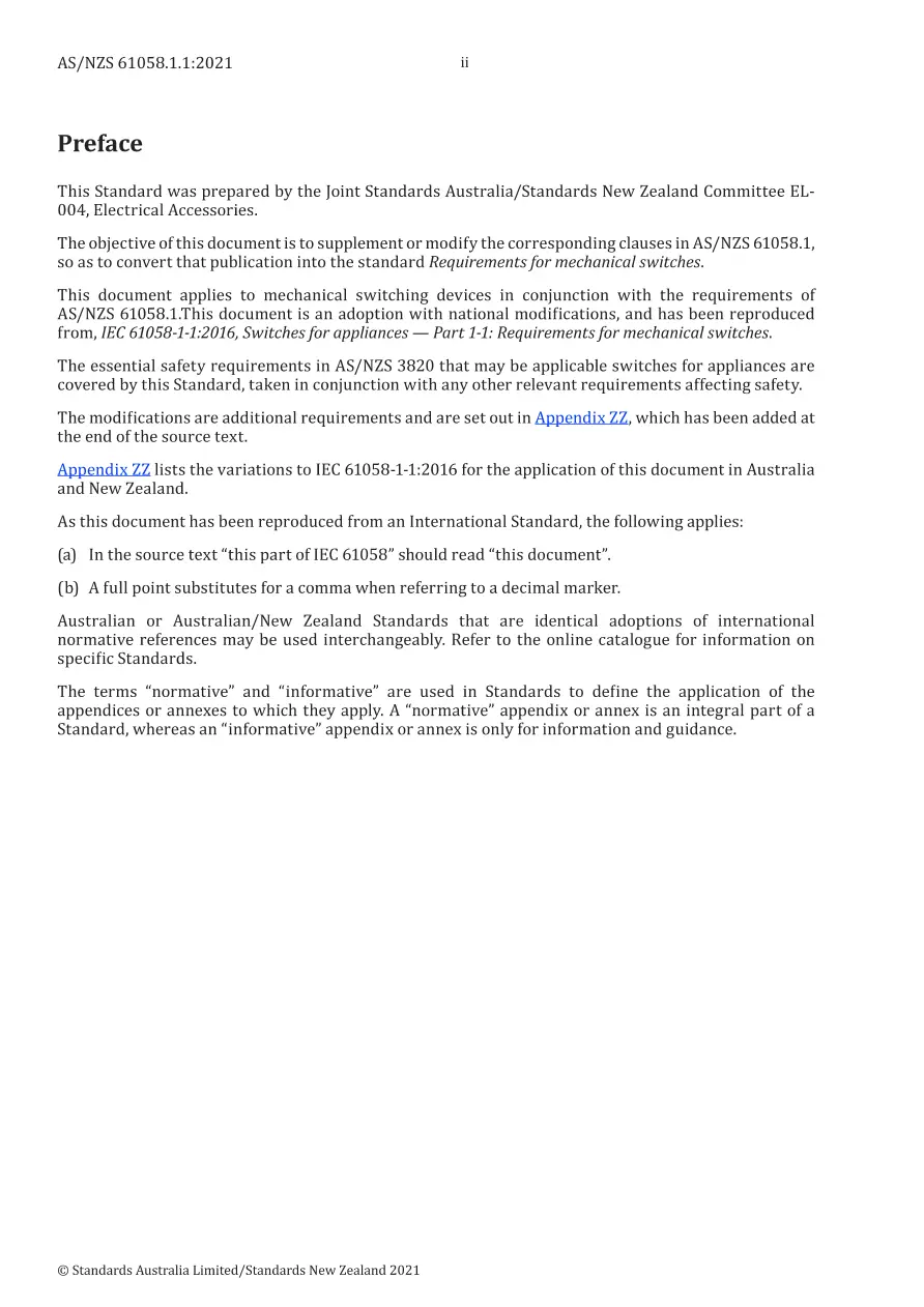 AS/NZS 61058.1.1:2021 pdf