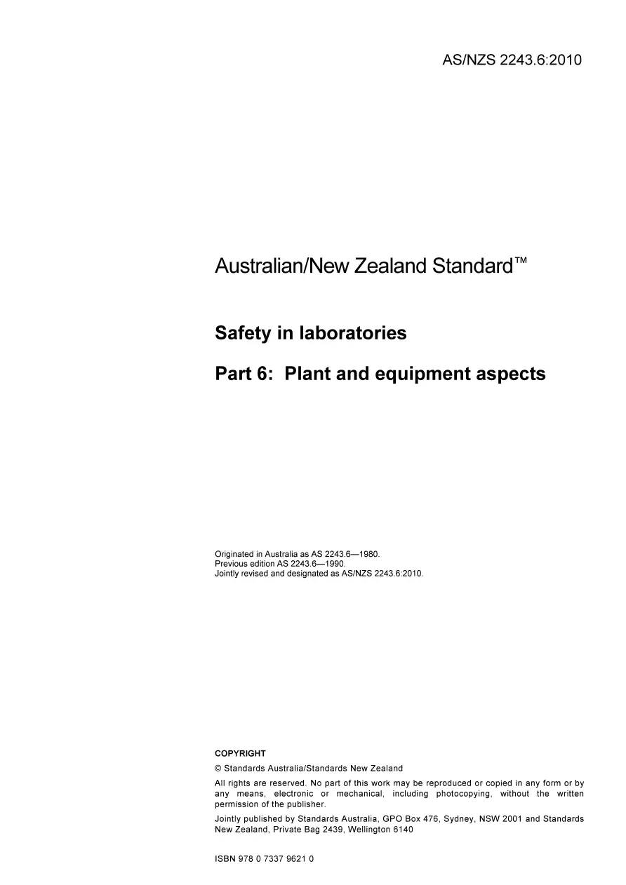AS/NZS 2243.6:2010 pdf
