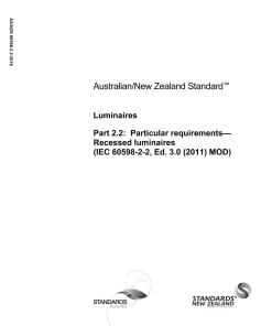 AS/NZS 60598.2.2:2016 pdf