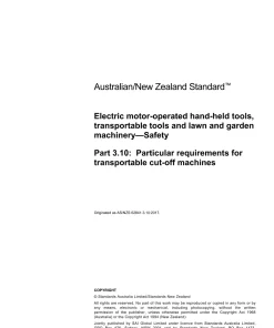 AS/NZS 62841.3.10:2017 pdf