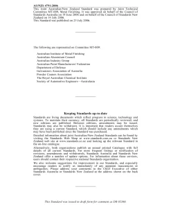 AS/NZS 4791:2006 pdf